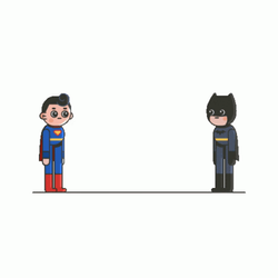 Batman And Superman Fusion GIF