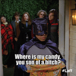 Batman Asking For Candy GIF