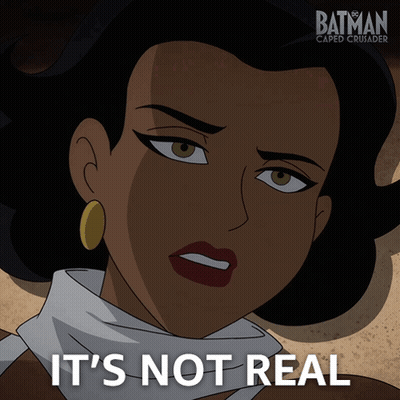 Batman Caped Crusader Poster Woman With Red Lips GIF
