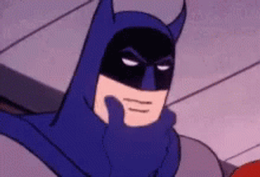 Batman Concentrates Thinking Meme GIF