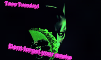 Batman Eating Taco Taco Tuesday GIF