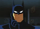 Batman Finger Wag GIF