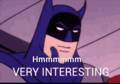 Batman Hmmmmmm Very Interesting GIF