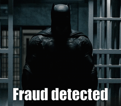 Batman In Jail Cell Fraud Detected GIF