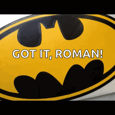 Batman Logo Got It Roman GIF