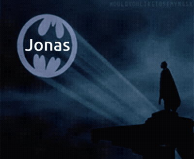 Batman Logo With Jonas GIF