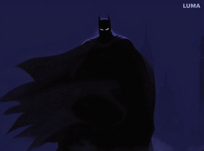 Batman Luma Silhouette GIF