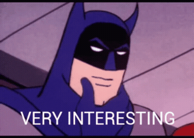 Batman Saying Very Interesting GIF