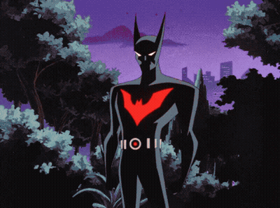 Batman Standing In Forest GIF