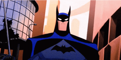 Batman Standing In Front Of Building GIF