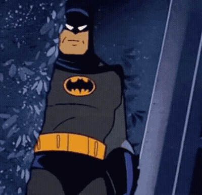 Batman Standing In Front Of Door GIF