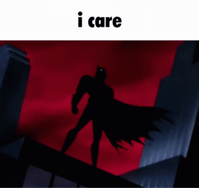 Batman Standing On Building Edge GIF