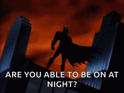 Batman Standing On Building Under Lightning Storm GIF