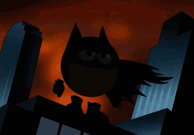 Batman Standing On Building GIF