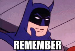 Batman Thinking Remember GIF