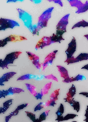 Bats Galaxy Light GIF