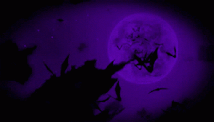 Bats Scary Spooky Purple Aesthetic GIF
