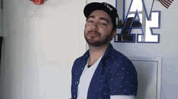 Batting Eyelashes Awkward Dan James  GIF