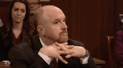 Batting Eyelashes Louis CK Saturday Night Live GIF