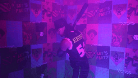Batting Savannah Bananas Party GIF