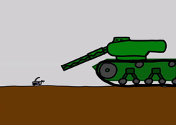 Battle Bots Green Tank GIF