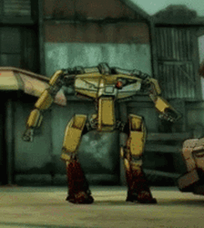 Battle Bots Loader Bot Rhys Strong Fork GIF