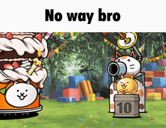 Battle Cats No Way GIF