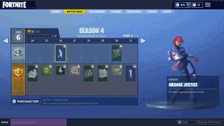 Battle Royale Orang Justice Emote Fortnite Dance GIF