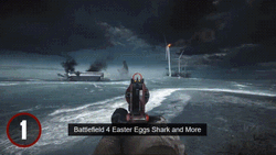 Battlefield 4 Easter Egg Sharks GIF