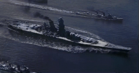 Battleship With Weapons GIF