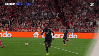 Bay Vs RMA Soccer Match Broadcast GIF