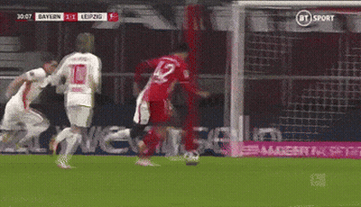 Bayern Vs Leipzig Soccer Game On BT Sport GIF
