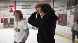 Baylen Levine Fixing Hair GIF