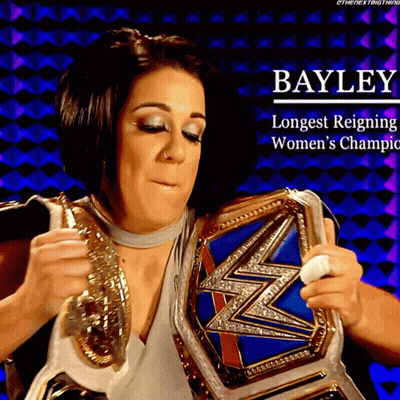 Bayley Longest Reigning Women's Champion Wrestling GIF