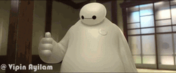 Baymax Big Hero Thumps Up GIF