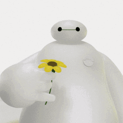 Baymax Robot Will You Be My Valentine GIF