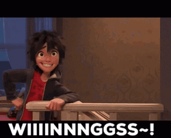 Baymax Wings Big Boy GIF