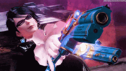 Bayonetta Heart Shot GIF