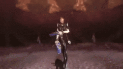 Bayonetta Outfit Change GIF