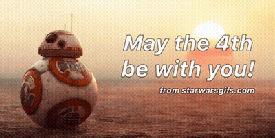 BB-8 May The 4Th Be With You GIF