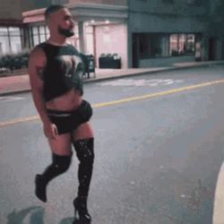 Bbl Drake In Crop Top GIF