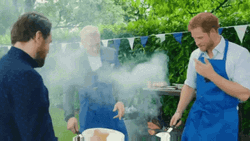Bbq Time Prince Harry Having Fun GIF