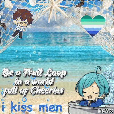 Be A Fruit Loop In A World Full Of Cheerios Beach GIF