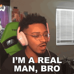 Be A Man Black Guy Streamer GIF
