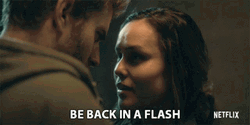 Be Back In A Flash Please Jiffy GIF