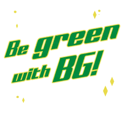 Be Green Sign Sticker