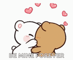 Be Mine Forever Milk And Mocha GIF