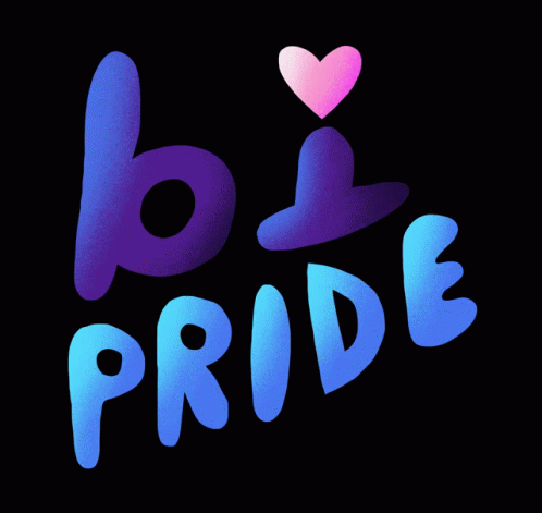 Be Pride Blue And Purple Sign GIF