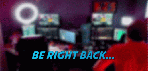 Be Right Back Happy Dance GIF