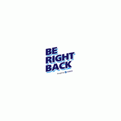 Be Right Back Simple Animation GIF